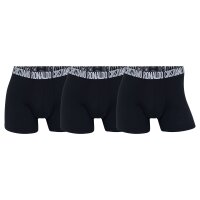 CR7 Mens Boxer shorts, 3-pack - Trunks, Cotton Stretch, logo waistband Black XL (X-Large)