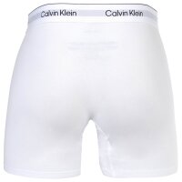 Calvin Klein mens boxer shorts, 3-pack - Boxer Briefs, Icon Stretch, logo waistband Black/White/Grey S (Small)