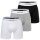 Calvin Klein Herren Boxershorts, 3er Pack - Boxer Briefs, Icon Stretch, Logobund Schwarz/Weiß/Grau S