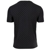 JOOP! Herren T-Shirt mit Allover-Print - Leisure, Rundhals, Cotton Stretch Schwarz S