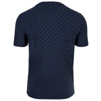 JOOP! Herren T-Shirt mit Allover-Print - Leisure, Rundhals, Cotton Stretch Blau 2XL