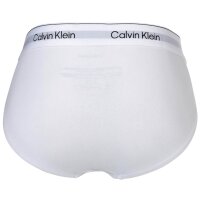 Calvin Klein mens briefs, 3-pack - Hip Briefs, Icon Stretch, logo waistband Black/White/Grey S (Small)