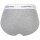 Calvin Klein Herren Slips, 3er Pack - Hip Briefs, Icon Stretch, Logobund Schwarz/Weiß/Grau S