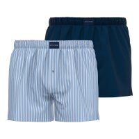 TOM TAILOR Mens Web Boxer Shorts, 2-pack - Pure Cotton,...