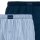 TOM TAILOR Herren Web-Boxershorts, 2er Pack - Pure Cotton, Westside C, kariert Dunkelblau/Hellblau/Weiß S