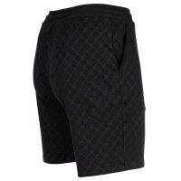 JOOP! mens sweatshirt shorts with all-over print – leisure, shorts, cotton stretch Black M (Medium)