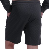 JOOP! mens sweatshirt shorts with all-over print – leisure, shorts, cotton stretch Black S (Small)