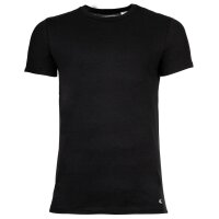 Calvin Klein Herren T-Shirt, 3er Pack - Icon Stretch, Rundhals, Baumwolle Schwarz/Weiß/Grau S