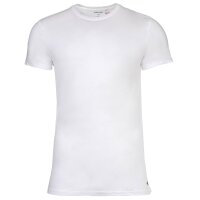 Calvin Klein Herren T-Shirt, 3er Pack - Icon Stretch, Rundhals, Baumwolle Schwarz/Weiß/Grau S