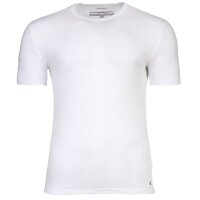 Calvin Klein Herren T-Shirt, 3er Pack - Icon Stretch, Rundhals, Mikrofaser Schwarz/Weiß/Grau S