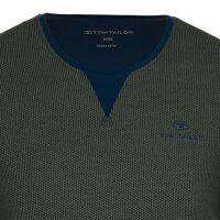 TOM TAILOR mens pyjamas - short, round neck, pyjama, piqué Green S (Small)