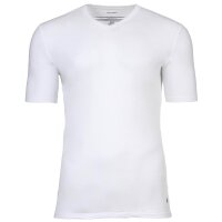 Calvin Klein mens T-shirt, 3-pack - Icon Stretch, V-neck, microfiber Black/White/Grey S (Small)