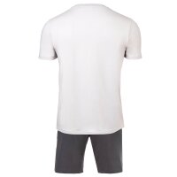 JOOP! mens pyjamas, short - Core, pyjama set, Shorty, logo, cotton stretch Grey M (Medium)