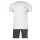 JOOP! Herren Schlafanzug, kurz - Core, Pyjama-Set, Shorty, Logo, Cotton Stretch Grau S