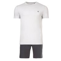 JOOP! Herren Schlafanzug, kurz - Core, Pyjama-Set, Shorty, Logo, Cotton Stretch Grau 2XL