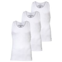 Calvin Klein Herren Unterhemden, 3er Pack - Icon Stretch, Tank Top, Baumwoll-Mix Weiß S