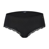 JOOP! Damen Panties, 3er Pack - Multipack, Briefs, Slip, Cotton Stretch, einfarbig Schwarz M
