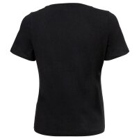 JOOP! womens T-shirt with logo print - cosy, short-sleeved, round neck, cotton stretch Black XS (X-Small)