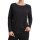 JOOP! Damen Langarmshirt mit Logo-Print - Cosy, Longsleeve, Rundhals, Cotton Stretch Schwarz XS