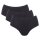 Sloggi Women Briefs, 3-pack - GO Daily Cotton Midi 3P, pants, stretch cotton Black S (Small)