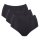 Sloggi Damen Highwaist-Slips, 3er Pack - GO Daily Cotton Highwaist 3P, Unterhose, Stretch-Baumwolle Schwarz S