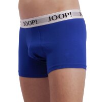 JOOP! Herren Boxershorts, 3er Pack - Everyday, Cotton Stretch, Logo Schwarz/Blau/Graublau M