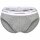 DSQUARED2 Herren Slips, 3er Pack - 3-Pack Brief, Cotton Stretch, Logobund Schwarz/Weiß/Grau XL