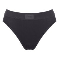 Sloggi Damen Slips, 2er Pack - Double Comfort Tai 2P, Unterhose, Stretch-Baumwolle Schwarz M