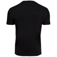 DSQUARED2 Mens T-shirts, 2-pack - Twin Pack V-Neck T-Shirt, V-neck, Cotton Stretch Black S (Small)