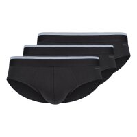 SKINY mens briefs, 3-pack - Brazilian-style briefs, cotton multipack, underwear, cotton stretch Black S (Small)