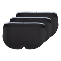 SKINY mens briefs, 3-pack - Brazilian-style briefs, cotton multipack, underwear, cotton stretch Black S (Small)