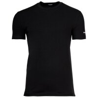 DSQUARED2 Mens T-shirts, 2-pack - Twin Pack T-shirt, crew neck, cotton stretch Black S (Small)