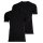 DSQUARED2 Mens T-shirts, 2-pack - Twin Pack T-shirt, crew neck, cotton stretch Black S (Small)