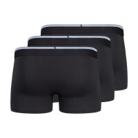 SKINY Men Boxer shorts, 3-pack - Pants Cotton Multipack, underwear, pants, single-coloured Black S (Small)