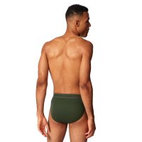 SKINY Herren Tanga-Slip, 2er Pack - Cotton Retro, Unterhose, Feinripp, Baumwolle Dunkelgrün S
