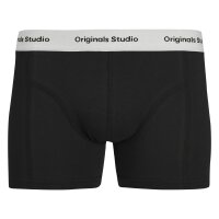 JACK&JONES Herren Boxershorts, 7er Pack - JACVESTERBRO SOLID TRUNKS 7 PACK, Baumwoll-Stretch Schwarz/Blau XL