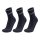 REPLAY unisex socks, 3-pack - tennis socks, short socks, logo Black 35-38 (UK 3-5)