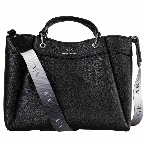 A|X ARMANI EXCHANGE Damen Handtasche - Wave L, Shopper, Logo, 28x35x15cm (HxBxT) Schwarz