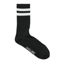 JACK&JONES Herren Tennissocken,  5er Pack - JACDEHLI TENNIS SOCKS 5 PACK, One Size Schwarz 40-46