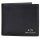 A|X ARMANI EXCHANGE mens wallet with key fob - gift set, real leather, 10x11x2cm (HxWxD) Black