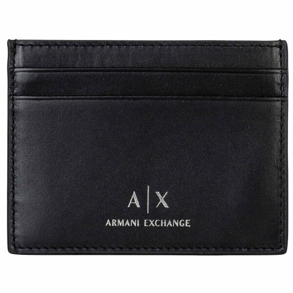 A|X ARMANI EXCHANGE Herren Kartenetui - Credit Card Holder, Echtleder, 10x7,5x0,5cm (HxBxT)