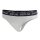 REPLAY womens thongs, pack of 2 - thong, logo waistband, cotton blend Grey XL (X-Large)