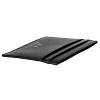 A|X ARMANI EXCHANGE Herren Kartenetui - Credit Card Holder, Echtleder, 10x7,5x0,5cm (HxBxT) Schwarz