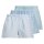 JACK&JONES mens woven boxer shorts, pack of 3 - JACMILANO WOVEN BOXERS 3 PACK , cotton Light Blue S (Small)
