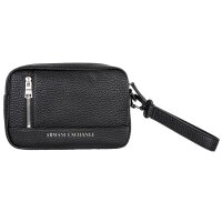 A|X ARMANI EXCHANGE Herren Kulturbeutel - Capri Beauty Case, 15x23x6,5cm (HxBxT) Schwarz