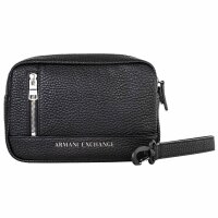 A|X ARMANI EXCHANGE Herren Kulturbeutel - Capri Beauty Case, 15x23x6,5cm (HxBxT) Schwarz