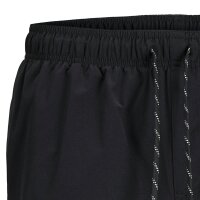 JACK&JONES Herren Badeshorts - JPSTMAUI JJSWIM SOLID AKM SN, Badehose Schwarz S