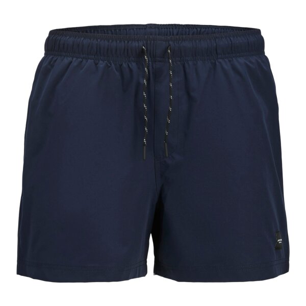 JACK&JONES Herren Badeshorts - JPSTMAUI JJSWIM SOLID AKM SN, Badehose Dunkelblau 2XL