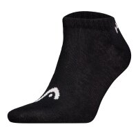 HEAD unisex sneaker socks, 5-pack - ELEMENTS ALL SPORTS SNEAKER ECOM, short socks, single color Black 43-46 (UK 9-11)