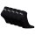 HEAD Unisex Sneaker Socken, 5er Pack - ELEMENTS ALL SPORTS SNEAKER ECOM, Kurzsocken, einfarbig Schwarz 43-46